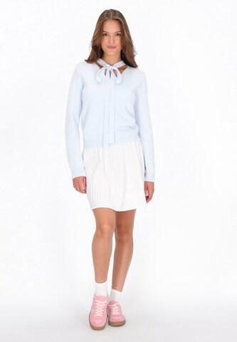 MYMO - Casaco de malha 'Young Fashion' em azul