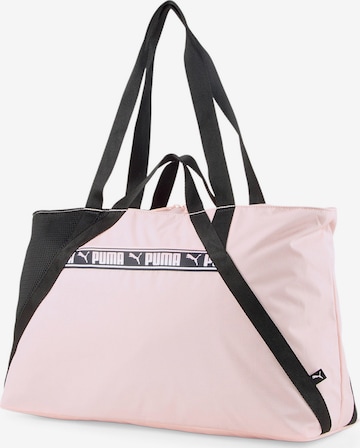 PUMA - Bolsa de deporte en rosa: frente