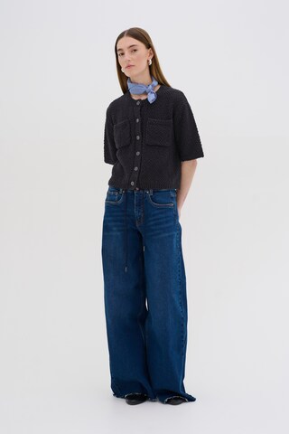 My Essential Wardrobe Gebreid vest 'Carry' in Blauw