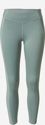 Skinny Pantaloni sport de la Reebok pe verde: față