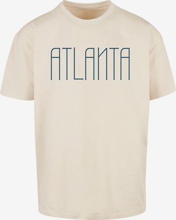 Maglietta 'Atlanta' di Merchcode in beige: frontale