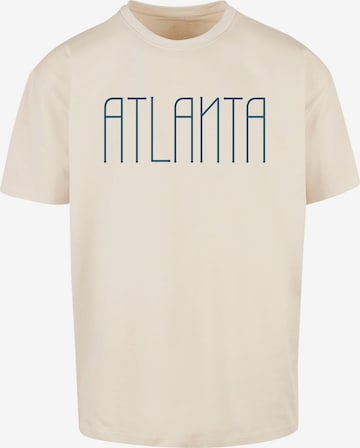 Maglietta 'Atlanta' di Merchcode in beige: frontale