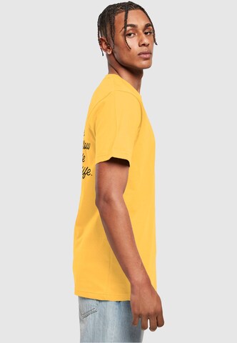 T-Shirt 'Heartbreak' Merchcode en jaune