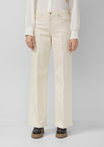 s.Oliver Wide leg Jeans ' SURI ' in Beige: front