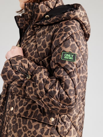 Manteau d’hiver 'ONLASTI' ONLY en marron