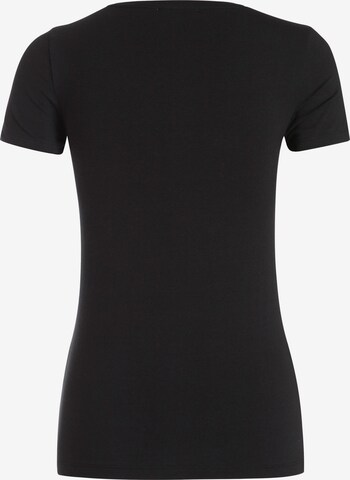 PIECES T-Shirt 'Sirene' in Schwarz