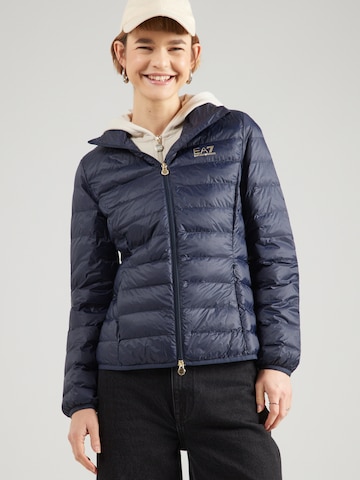 EA7 Emporio Armani Демисезонная куртка в Синий: спереди