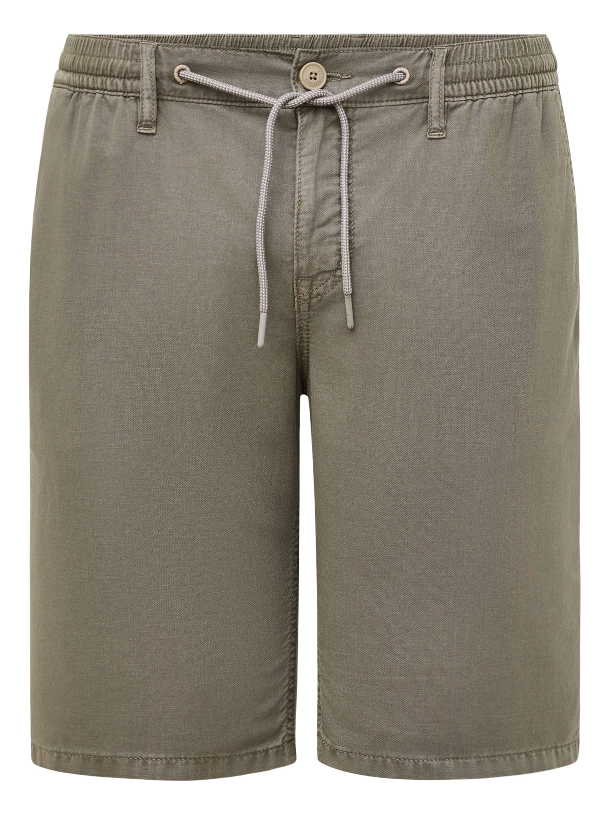 PADDOCKS Regular Pants 'Bermuda' in Green: front
