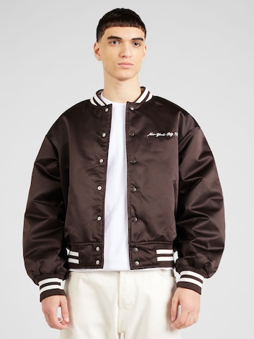 JACK & JONES Between-Season Jacket 'BAXTER' in Brown: front