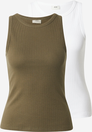 Palaidinė be rankovių 'JDYVaya' iš JDY, spalva – alyvuogių spalva / balta, Prekių apžvalga