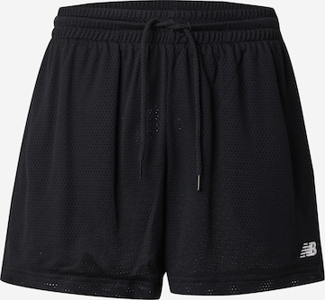 Pantalon 'Essentials' new balance en noir : devant