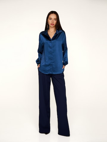 Wide leg Pantaloni di Anushka in blu