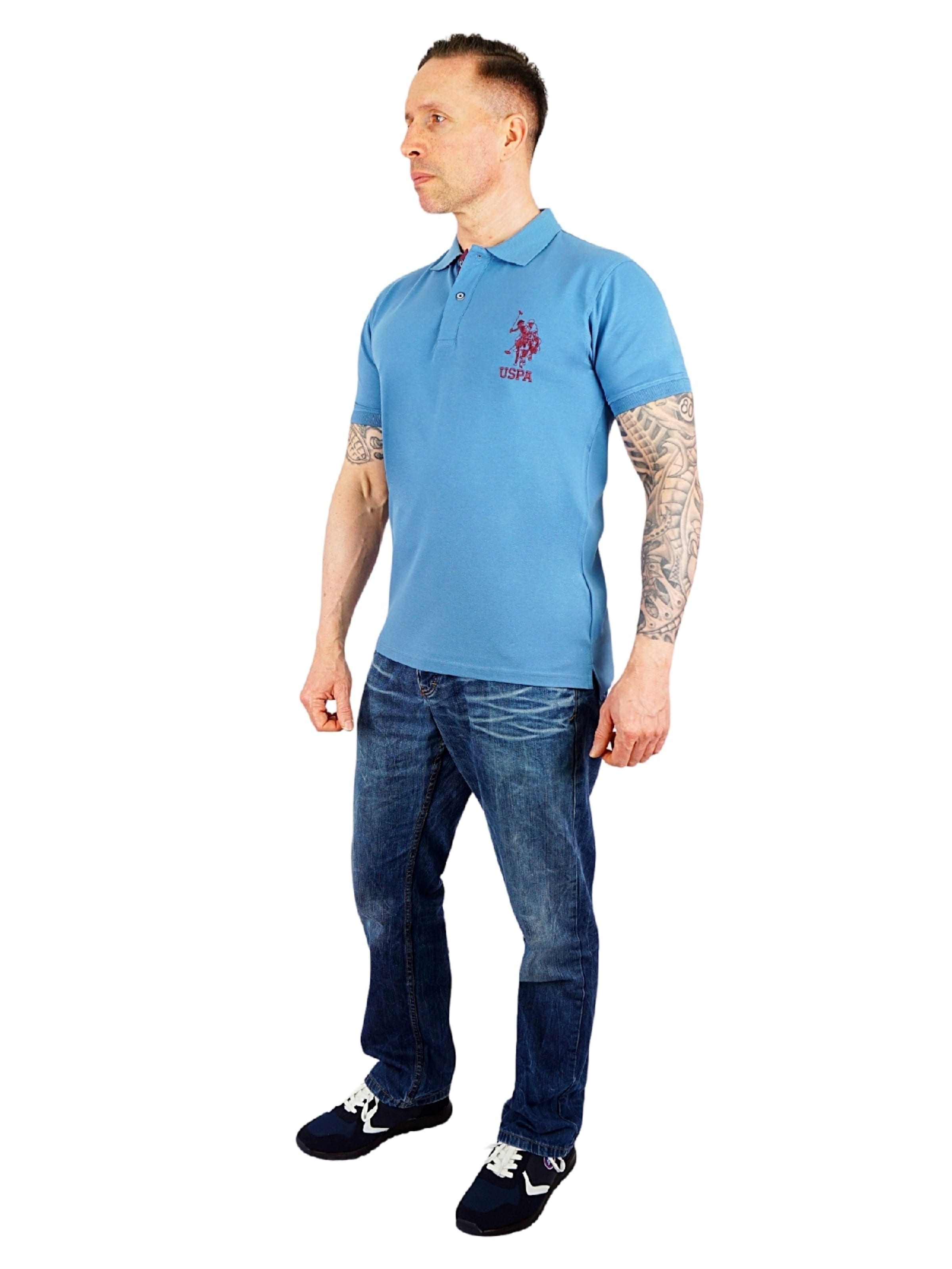 T-Shirt U.S. POLO ASSN. en bleu