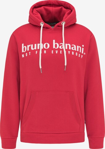 BRUNO BANANI Sweatshirt 'Young' in Rot: predná strana