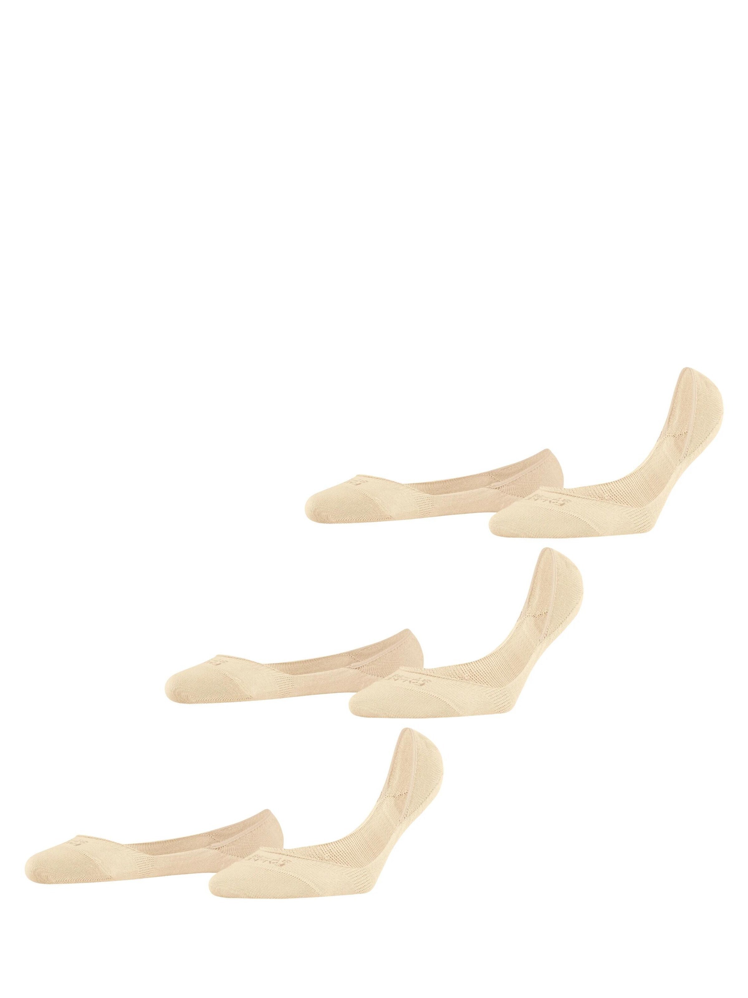 FALKE Füßlinge 'Step 3-Pack'‌ in Beige: Vorderseite