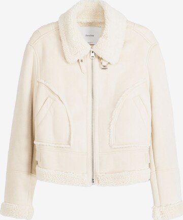 Bershka Between-season jacket in Beige: front