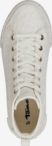 TAMARIS High-Top Sneakers in White