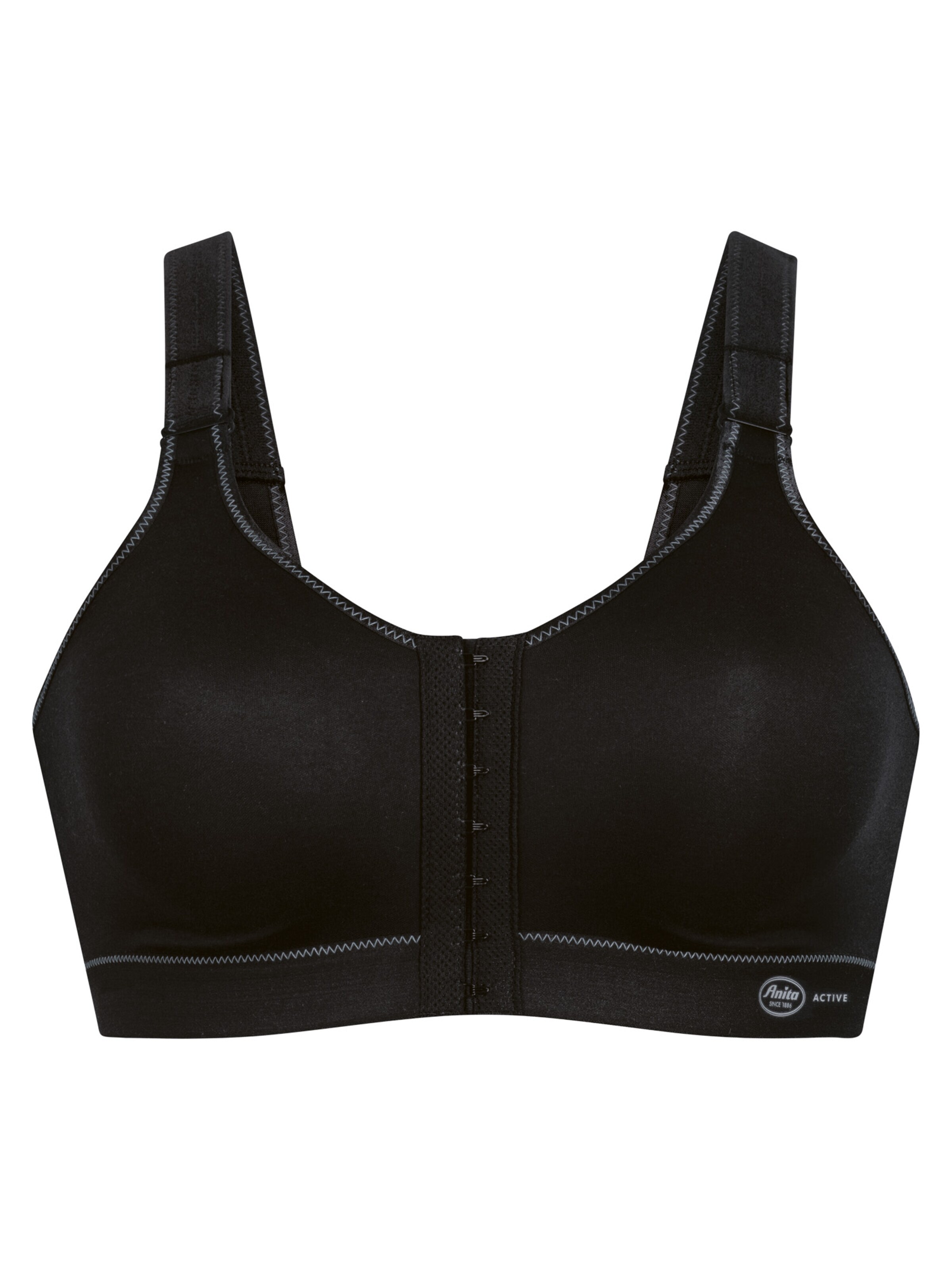 ANITA Bra 'frontline open Sport' in Black: front