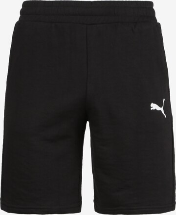 PUMA Workout Pants 'Team Goal 23' in Black: front