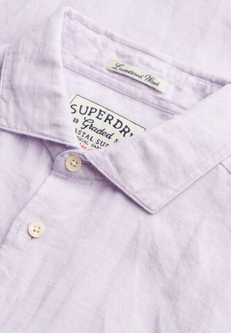 Coupe regular Chemise Superdry & Co en violet