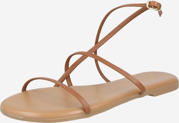 ruda ABOUT YOU Basutės su dirželiais 'Dana': priekis