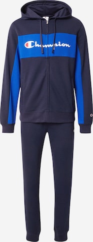Survêtement Champion Authentic Athletic Apparel en bleu : devant