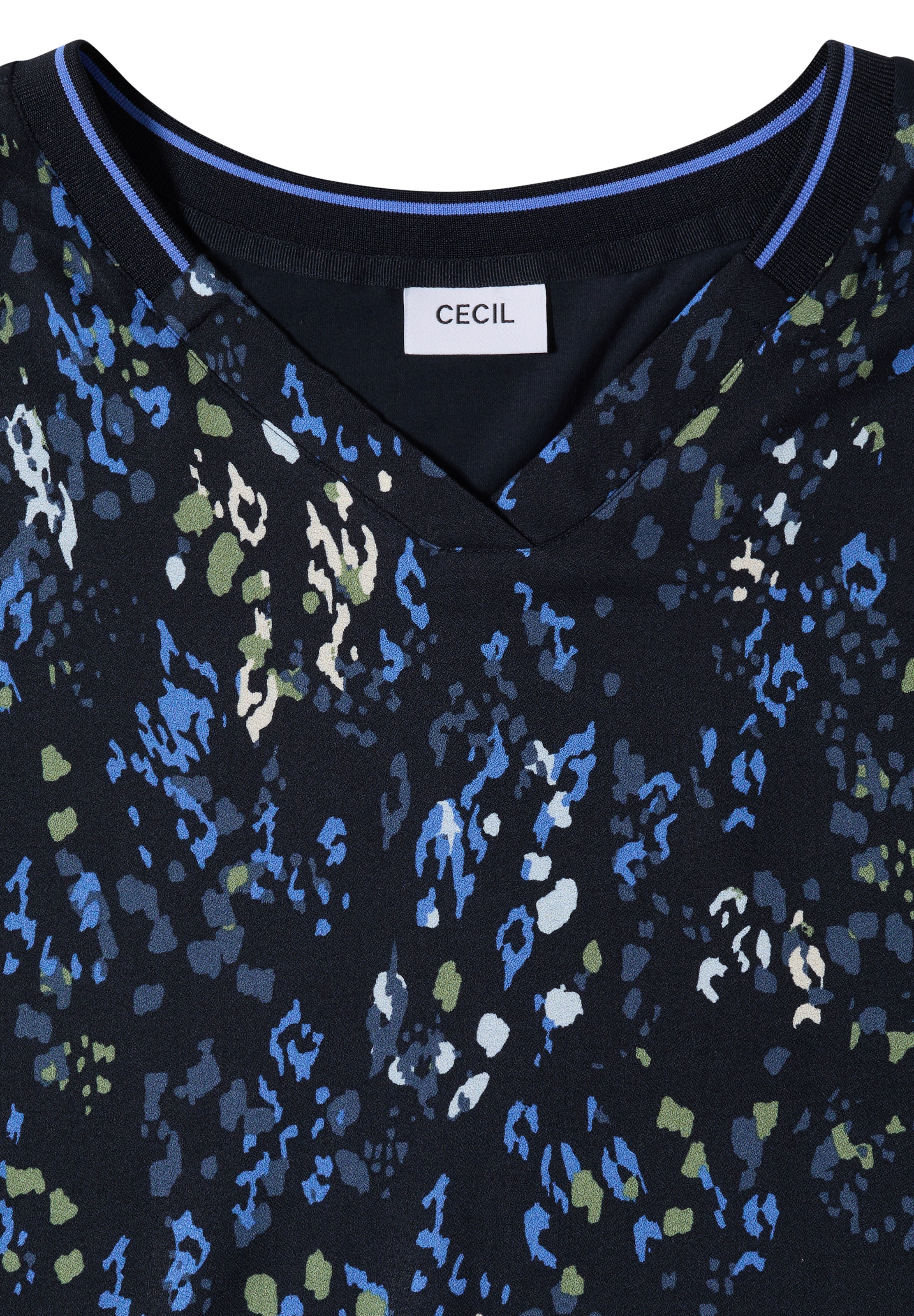 CECIL - Camiseta en azul