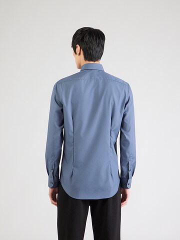Michael Kors Slim fit Button Up Shirt in Blue: back