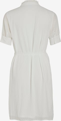 VILA Shirt Dress 'DOBBY' in White