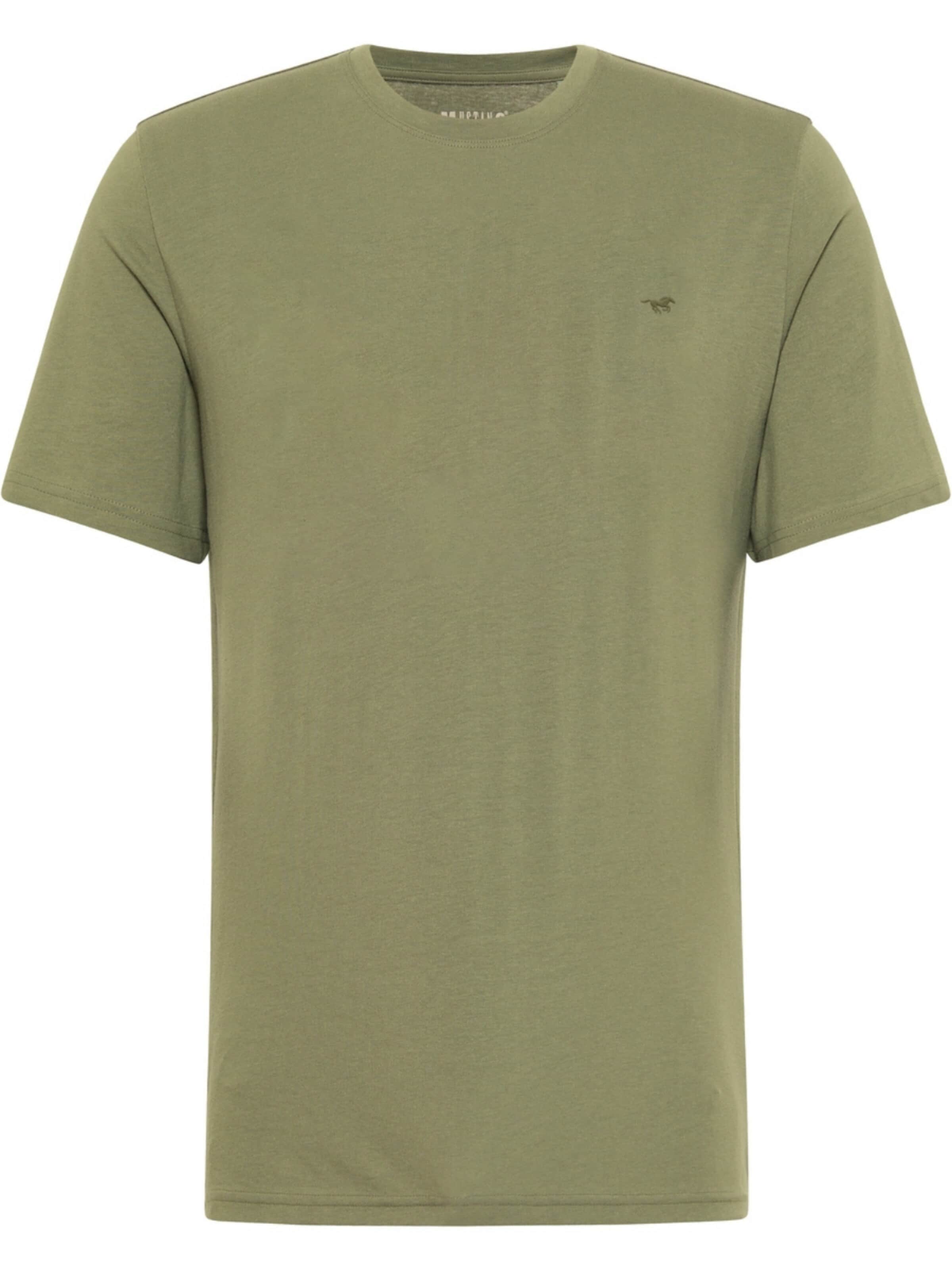 MUSTANG Shirt 'Alex'‌‌‌‌‌‌‌‌‌‌ in Grün: Vorderseite