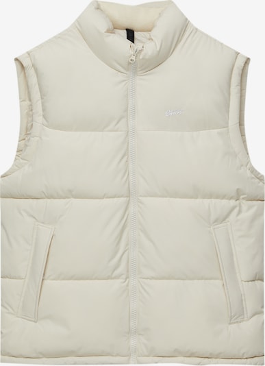 Pull&Bear Gilet en blanc cassé, Vue avec produit