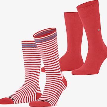 BURLINGTON Socks 'Everyday Stripe 2-Pack' in Pink: front