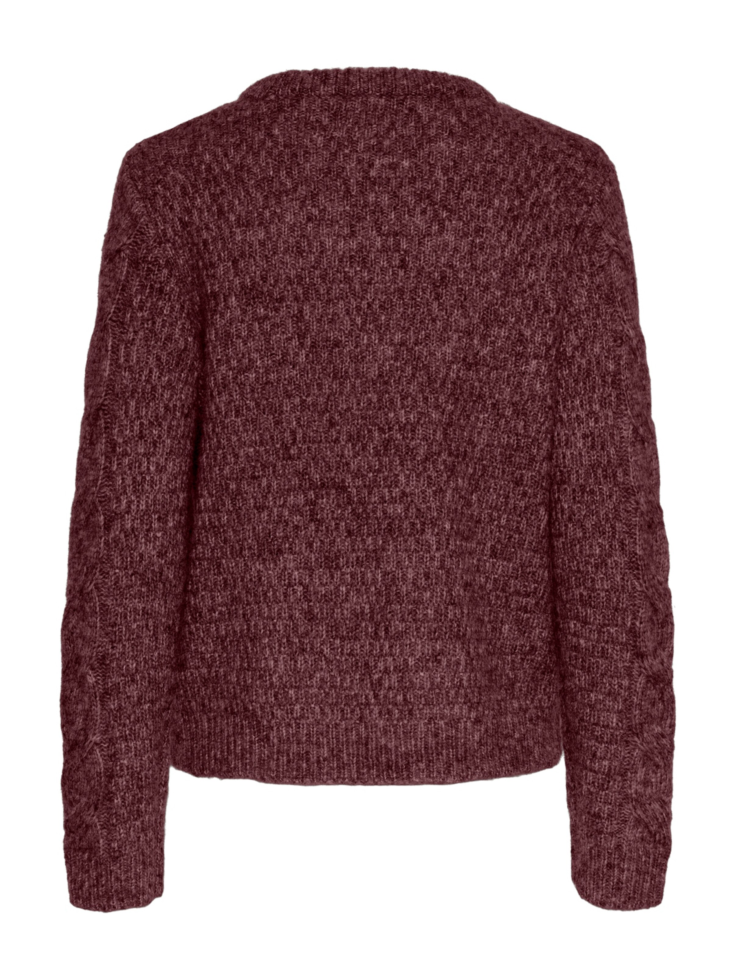 PIECES Sweater 'PCNina' in Red