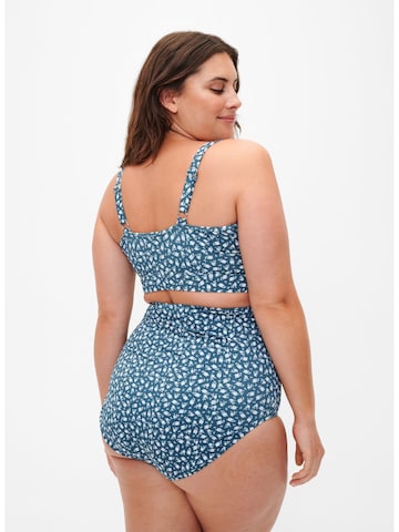 Swim by Zizzi - Bustier Top de bikini 'Skatrin' en azul