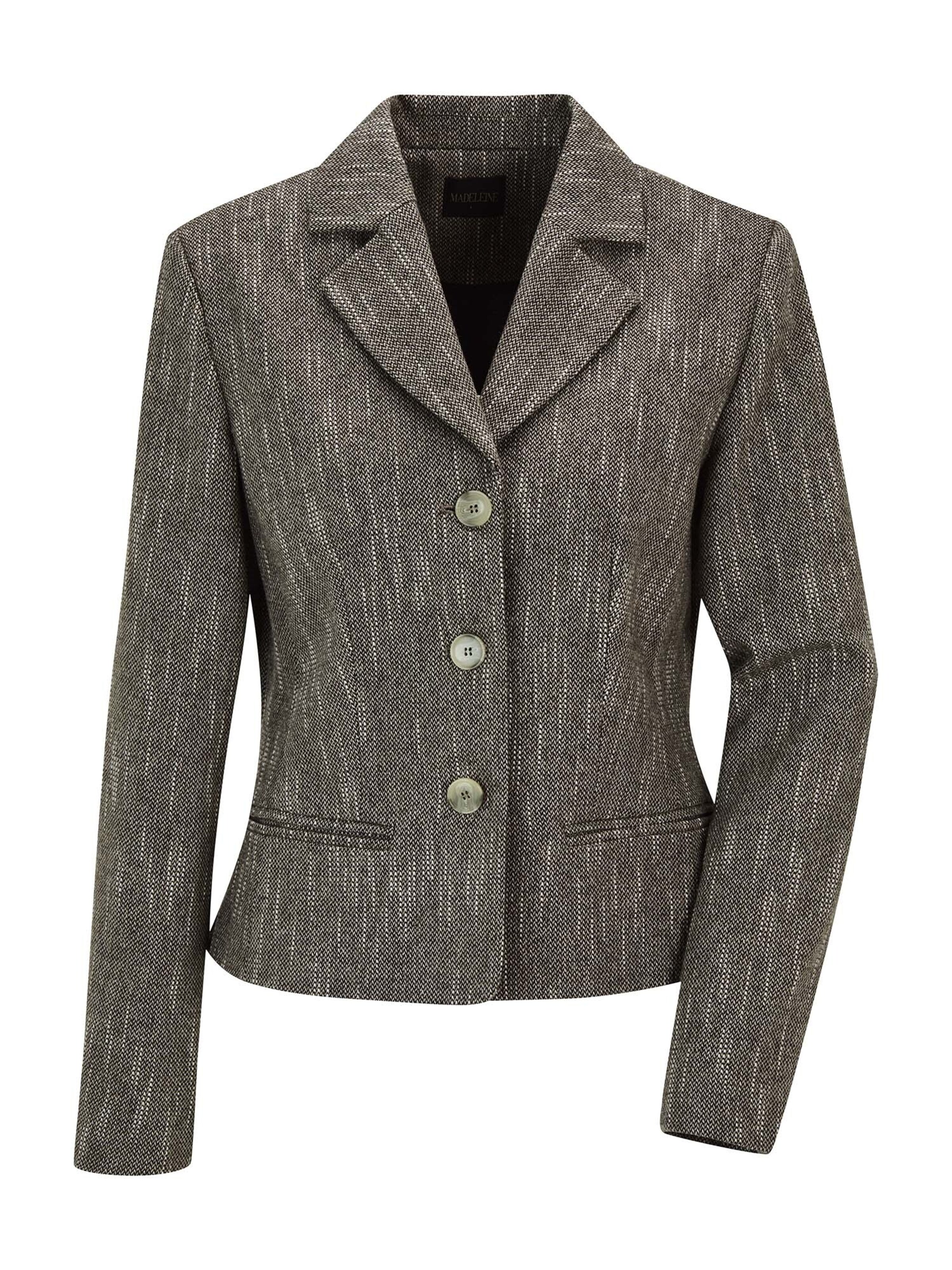 Blazer MADELEINE en gris : devant