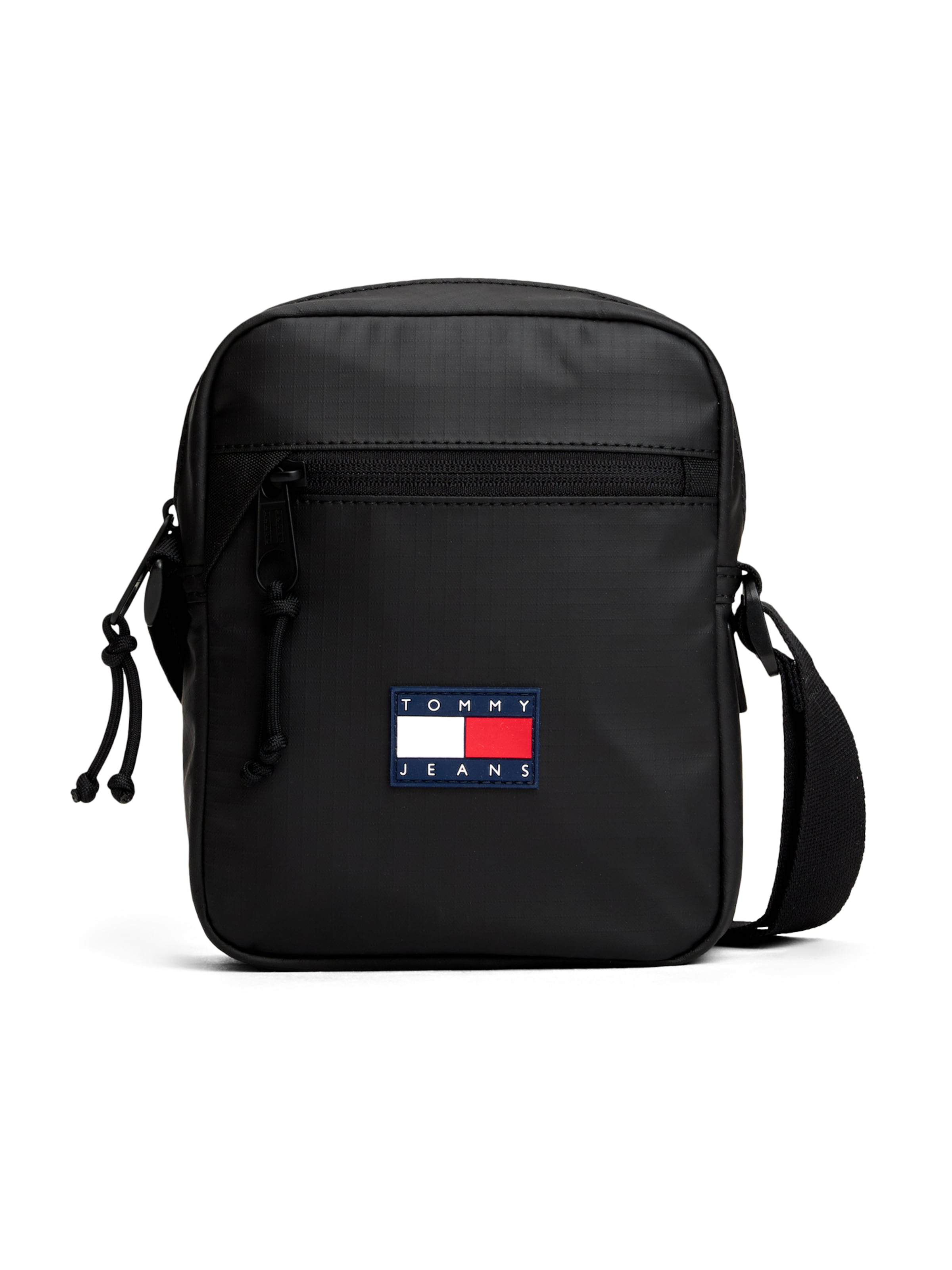 Tommy Jeans Válltáska 'DAILY' - fekete: elől