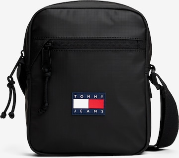 Tommy Jeans - Bolso de hombro 'DAILY' en negro: frente