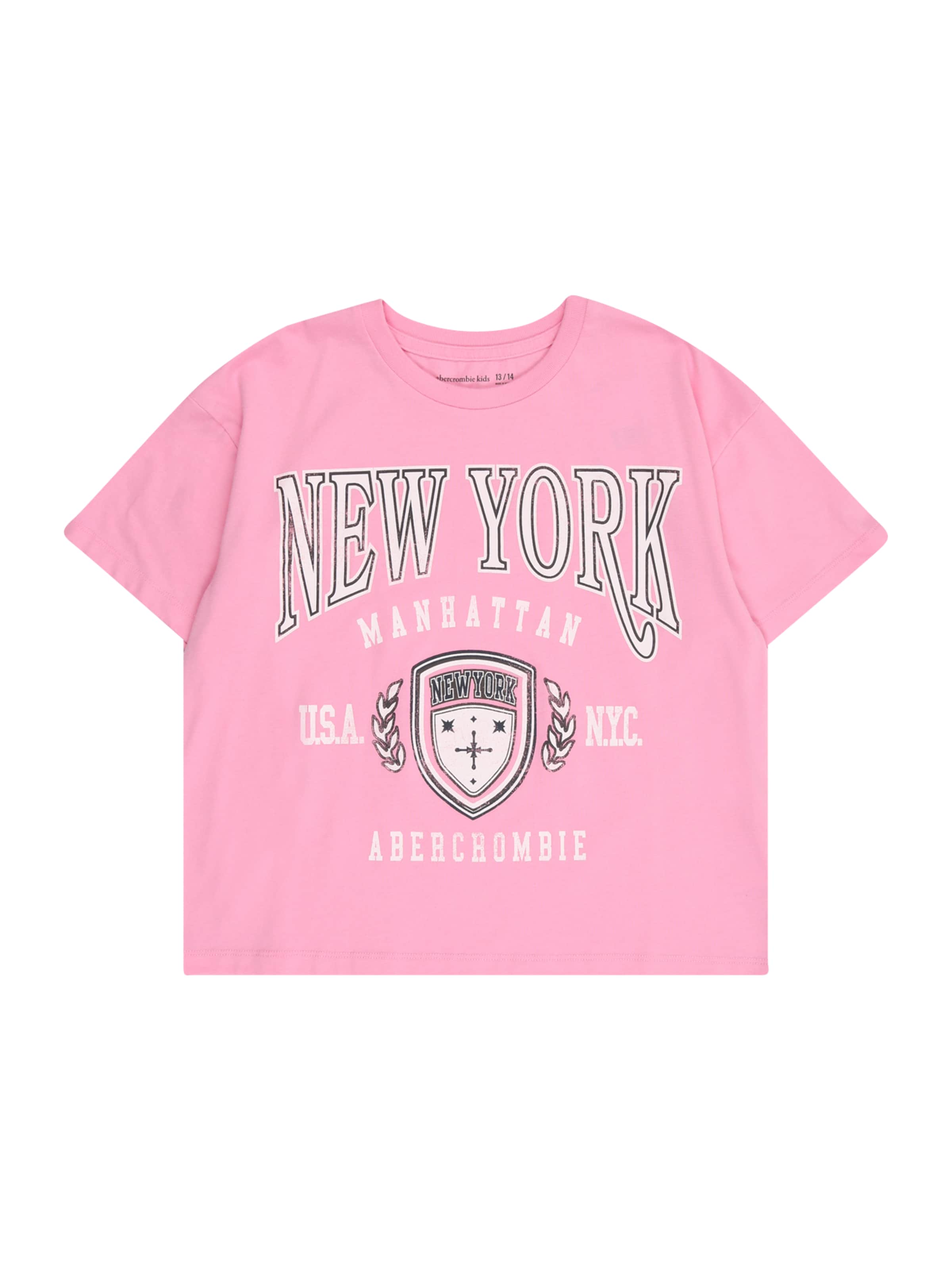 Abercrombie & Fitch Bluser & t-shirts 'NEW YORK' i pink: forside