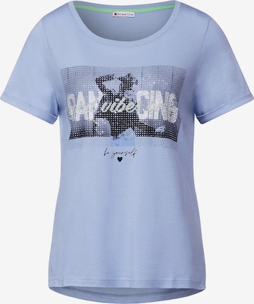 STREET ONE - Camiseta en azul: frente