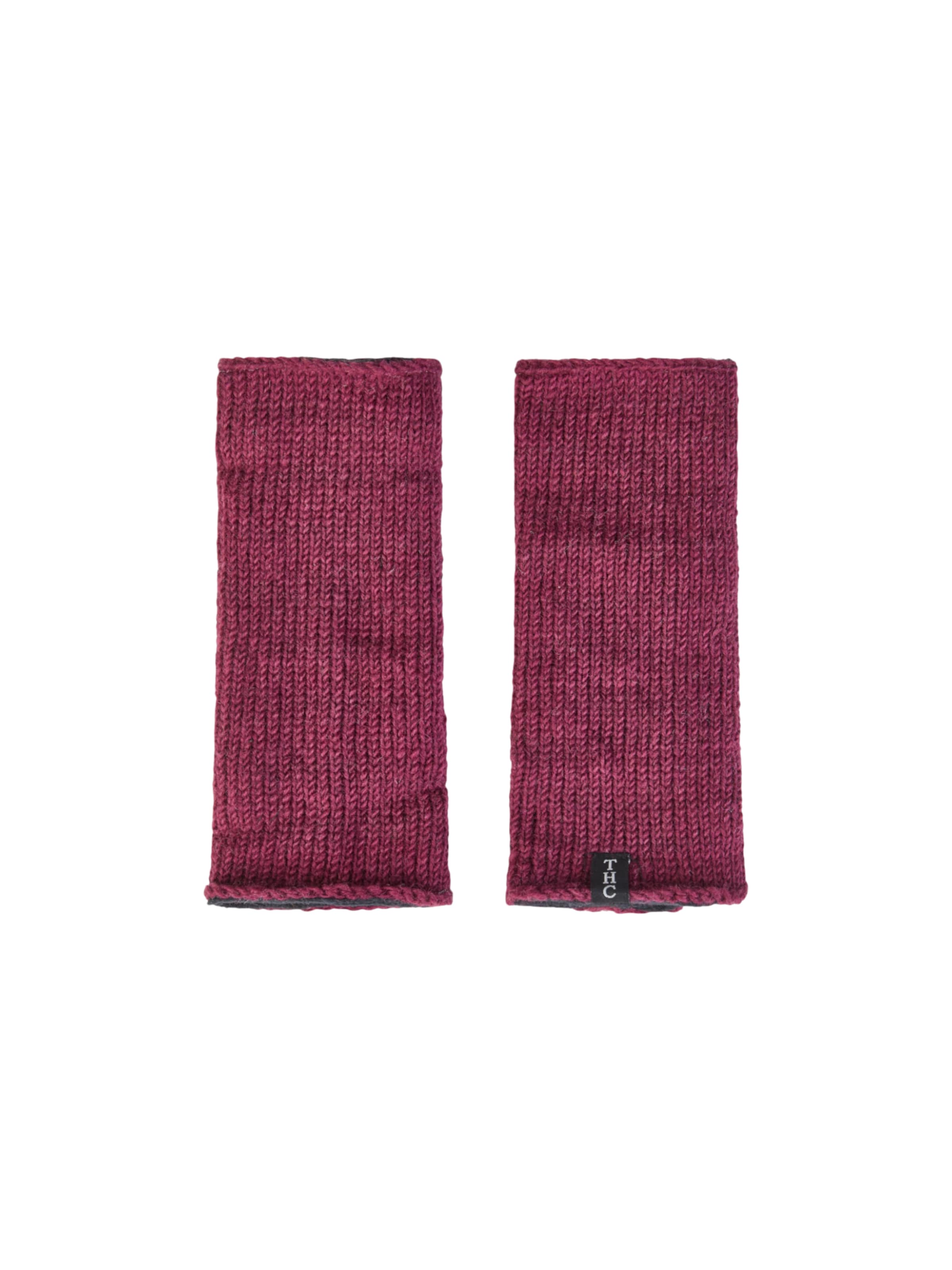 THC Natural Line Kurzfingerhandschuhe 'THC Armstulpen glatt AS771'‌‌‌‌‌‌‌‌‌‌ in Lila: Vorderseite