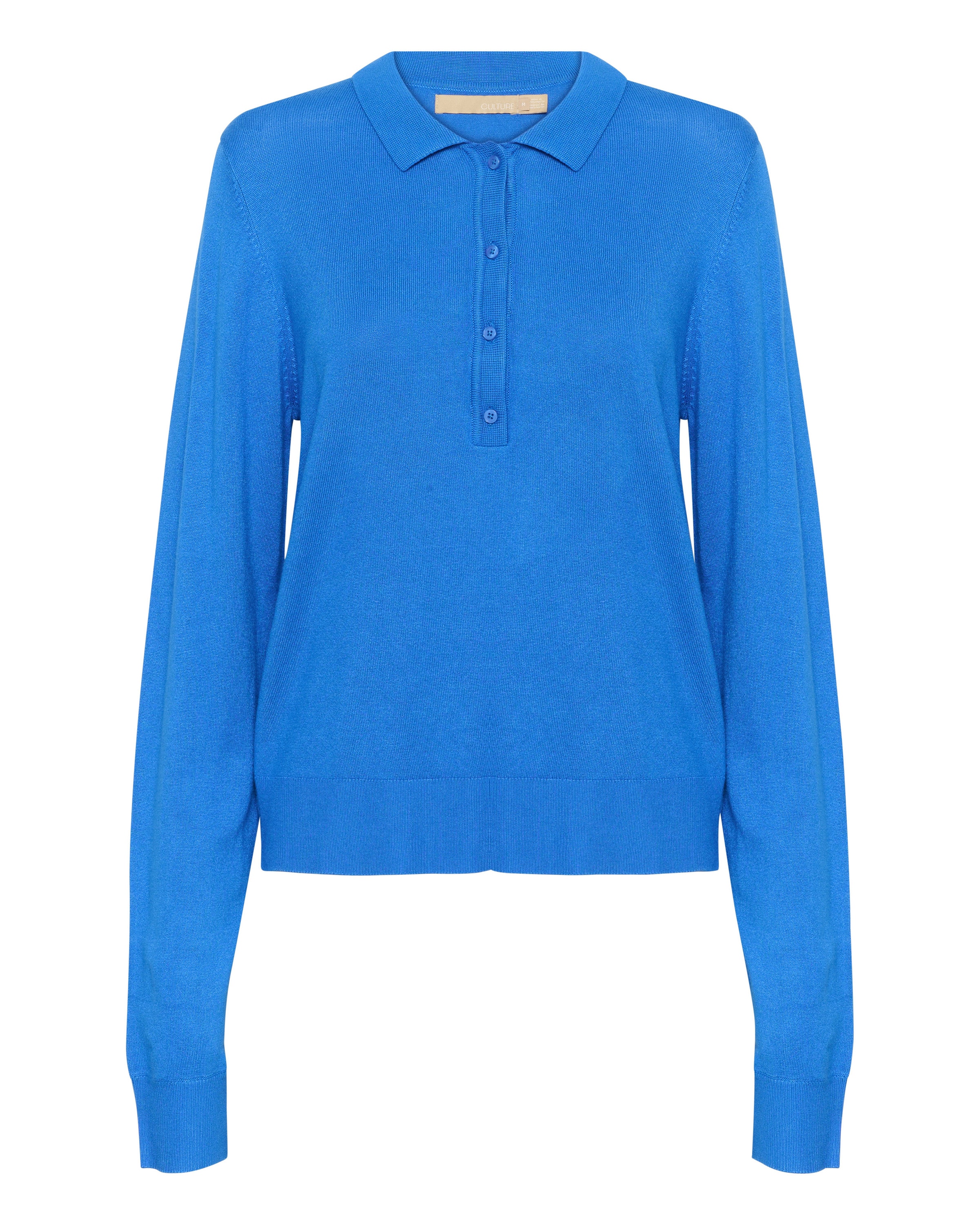 CULTURE Pullover 'CU Ebba Annemette' in Blau: Vorderseite