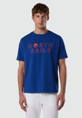North Sails T-Shirt in Blau: Vorderseite