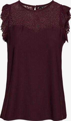 VERO MODA Blouse 'MILLA' in Rood: voorkant