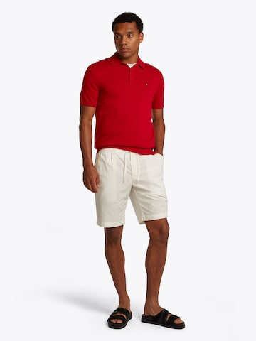 TOMMY HILFIGER Pulover 'ESSENTIAL' | rdeča barva