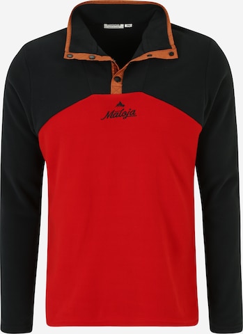 Maloja Sportpullover in Orange: predná strana