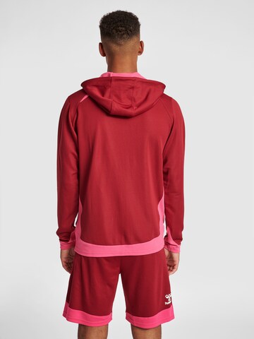 Hummel Sports sweat jacket 'Lead' in Red