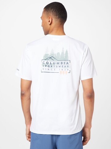 COLUMBIA Funkční tričko – bílá