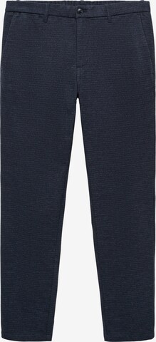 MANGO MAN Regular Pants 'Brest' in Blue: front