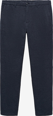 Regular Pantaloni 'Brest' de la MANGO MAN pe albastru: față