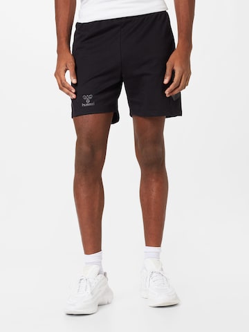 Hummel Regular Sportshorts 'Offgrid' in Schwarz: predná strana